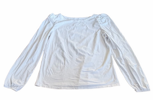 Camaieu Classic White Long-Sleeve Women’s Top
